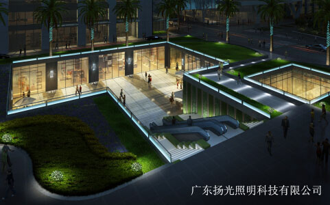 環宇匯金中心內街燈光設計效果圖