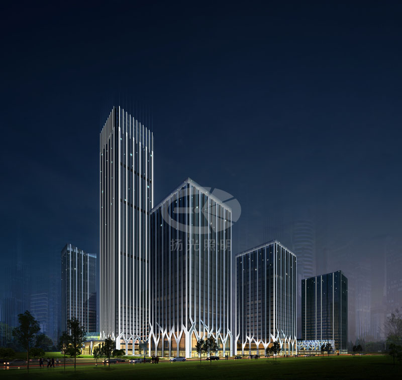 建筑燈光照明設計效果圖二