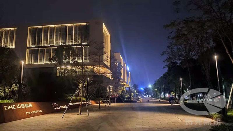 創意園景觀照明工程夜景圖