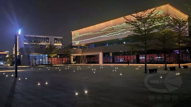 產業園亮化工程夜景圖